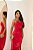 VESTIDO LONGO PRADA COM ELASTANO DECOTE TOMARA QUE CAIA DRAPEADO COM FENDA MARSALA - Imagem 4