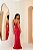 VESTIDO LONGO PRADA COM ELASTANO DECOTE TOMARA QUE CAIA DRAPEADO COM FENDA MARSALA - Imagem 2