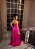 VESTIDO LONGO PRADA TOMARA QUE CAIA DRAPEADO E RECORTE NO BUSTO COM FENDA PINK - Imagem 3