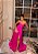 VESTIDO LONGO PRADA TOMARA QUE CAIA DRAPEADO E RECORTE NO BUSTO COM FENDA PINK - Imagem 2
