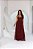 VESTIDO LONGO MICROTULE ESTILO CORPET DETALHE TRANCINHA CINTURA PINK - Imagem 1