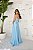 VESTIDO LONGO ZIBELINE TOMARA QUE CAIA FAIXA ACINTURADA E FENDA AZUL SERENITY - Imagem 2