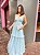 VESTIDO LONGO LUREX COSTA NUA E BABADO SAIA BN AZUL SERENITY - Imagem 2