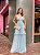 VESTIDO LONGO LUREX COSTA NUA E BABADO SAIA BN AZUL SERENITY - Imagem 1