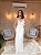 VESTIDO LONGO CHIFFON TOMARA QUE CAIA DRAPEADO E DETALHE EM V BRANCO - Imagem 2