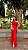 VESTIDO LONGO PRADA COM ELASTANO UM OMBRO SÓ DRAPEADO LATERAL E FENDA VERMELHO - Imagem 2