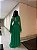 VESTIDO LONGO TOMARA CAIA CREPE DE SEDA DETALHE ABAIXO DO BUSTO SAIA FLUIDA VERDE BANDEIRA - Imagem 2
