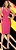 VESTIDO CURTO UM OMBRO SÓ DECOTE NAS COSTAS PINK - Imagem 1