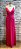 VESTIDO LONGO JERSEY ALÇA BRILHO NÓ FRONTAL PINK - Imagem 1
