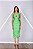 VESTIDO MIDI PRADA ALÇA LARGA DRAPEADO COM DETALHE NO PEITO VERDE - Imagem 1