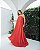VESTIDO LONGO CREPE DE SEDA TOMARA QUE CAIA COM FAIXA NO PESCOÇO PINK - Imagem 1