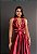 VESTIDO LONGO PRADA COM ELASTANO FRENTE UNICA FENDA LATERAL MARSALA - Imagem 1