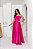 VESTIDO LONGO ZIBELINE TOMARA QUE CAIA FAIXA ACINTURADA E FENDA PINK - Imagem 4