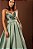 VESTIDO LONGO ZIBELINE ACETINADO TOMARA QUE CAIA COM MUITA CALDA E FENDA VERDE OLIVA BL - Imagem 3
