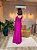 VESTIDO LONGO PRADA ALÇA BRILHO NO FRONTAL FUCSIA - Imagem 3