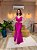 VESTIDO LONGO PRADA ALÇA BRILHO NO FRONTAL FUCSIA - Imagem 2