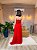 VESTIDO LONGO CREPE DE SEDA TOMARA QUE CAIA FUIDO VERMELHO - Imagem 2