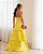 VESTIDO LONGO ZIBELINE TOMARA QUE CAIA SAIA TRÊS MARIAS  AMARELO - Imagem 2