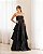 VESTIDO LONGO ZIBELINE TOMARA QUE CAIA SAIA TRÊS MARIAS  PRETO - Imagem 1