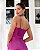 VESTIDO LONGO ZIBELINE TOMARA QUE CAIA DETALHE ABAIXO DO BUSTA COM FENDA  FUCSIA - Imagem 2