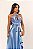 VESTIDO LONGO PRADA COM ELASTANO FRENTE UNICA FENDA LATERAL AZUL SERENITY - Imagem 1