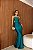 VESTIDO LONGO ACETINADO ESTILO CORPETE BUSTO ESTRUTURADO COM TULE E CAPA REMOVIVEL ES ST - Imagem 2