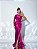 VESTIDO LONGO PRADA OMBRO SO COM RECORTE CINTURA BUSTO FUCSIA - Imagem 2