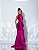 VESTIDO LONGO PRADA OMBRO SO COM RECORTE CINTURA BUSTO FUCSIA - Imagem 1
