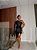 VESTIDO MIDI PRADA COM FENDA E CAPA ALONGADA PRETO - Imagem 1
