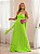 VESTIDO LONGO CHIFFON PLISSADO TOMARA QUE CAIA VERDE LIMA - Imagem 1