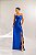 VESTIDO LONGO PRADA COM ELASTANO TOMARA QUE CAIA COM DETALHE NO BUSTO E COPETE AZUL ROYAL - Imagem 3