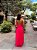 VESTIDO LONGO ZIBELINE OMBRO A OMBRO COM FLOR REMOVIVEL FENDA LATERAL PINK - Imagem 2