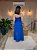 VESTIDO MIDI FLUIDO ALCINHA DECOTE V COM BABADOS AZUL ROYAL - Imagem 4