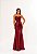 VESTIDO LONGO PRADA COM ELASTANO TOMARA QUE CAIA FENDA LATERAL MARSALA - Imagem 1