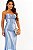 VESTIDO LONGO PRADA COM ELASTANO TOMARA QUE CAIA FENDA LATERAL AZUL SERENITY - Imagem 3