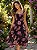 VESTIDO MIDI MICROTULLE ALÇA LARGA CAMADAS ESTAMPADO - Imagem 1