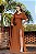VESTIDO LONGO CHIFON OMBRO SO VERSALIS COM FLOR PHIZE TERRACOTA - Imagem 1