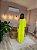 VESTIDO LONGO CHIFFON MULA MANCA COM FAIXA VERDE LIMA - Imagem 1