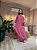VESTIDO LONGO CHIFFON MULA MANCA COM FAIXA FUCSIA - Imagem 2