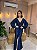 VESTIDO LONGO PRADA MANGA PLISSADA NÓ MARINHO - Imagem 2
