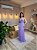 VESTIDO LONGO LUREX ALÇA FINA CAMADAS SOBREPOSTAS 4 MARIAS LILAS - Imagem 1