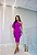 VESTIDO MIDI ACETINADO OMBRO SÓ GOLA BORDADA FUCSIA - Imagem 2