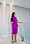 VESTIDO MIDI ACETINADO OMBRO SÓ GOLA BORDADA FUCSIA - Imagem 3