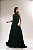 VESTIDO LONGO PLISSADO GOLA ALTA VERDE ESMERALDA - Imagem 2