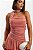 VESTIDO LONGO MICROTULE TOMARA QUE CAIA  COM GOLA PESCOÇO ROSE - Imagem 2