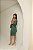 VESTIDO MIDI ACETINADO OMBRO SÓ GOLA BORDADA VERDE OLIVA  Cor:verdeoliva;Tamanho:G - Imagem 3