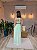 VESTIDO LONGO CHIFFON FRENTE ÚNICA COM DETALHE FLOR VERDE MENTA - Imagem 3