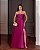 VESTIDO LONGO ZIBELINE TOMARA CAIA DECOTE CORAÇÃO FUCSIA - Imagem 2