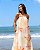 VESTIDO LONGO CHIFFON FRENTE ÚNICA ESTAMPADO - Imagem 2