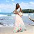 VESTIDO LONGO CHIFFON OMBRO SÓ ESTAMPADO FUNDO CORAL - Imagem 1
